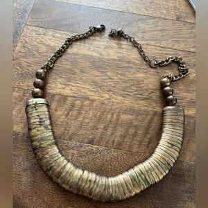 Antique Gold Statement Necklace